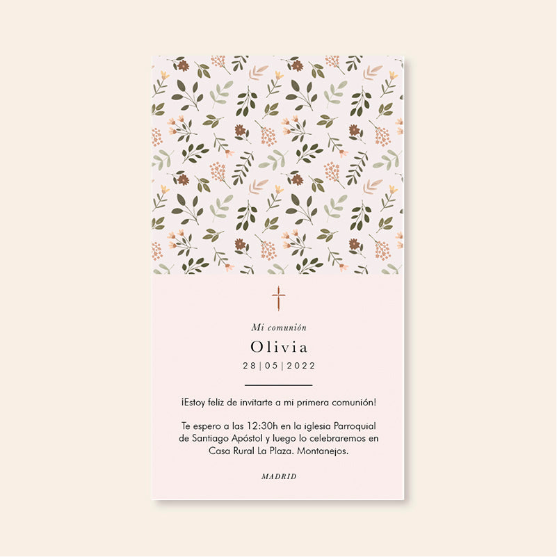 Personalized Wildflower Invitations