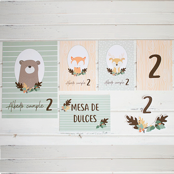 Forest animals printable pack
