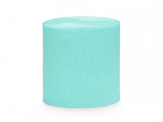 Pacote de fitas de papel Crepe verde claro aqua / 40 mts.