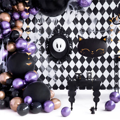 Globo foil gato negro halloween