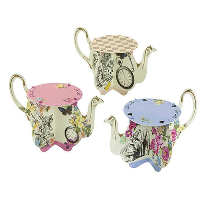 Mini stands tea cups / 6 pcs.