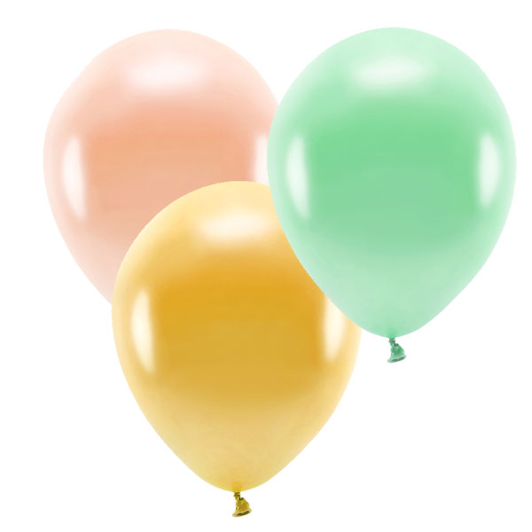 Mix colored balloons Chic ECO/ 10 units.
