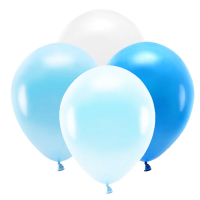 Mix globos colores azul ECO/ 10 uds.