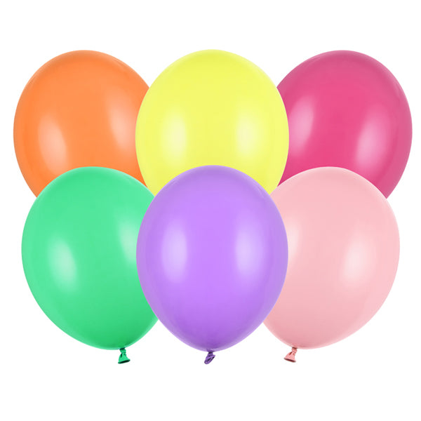 Mix color balloons Summer matte ECO/ 10 units.