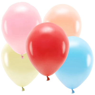 Mix colored balloons Farm ECO / 10 units.