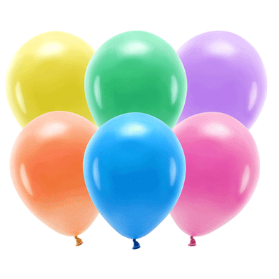 Misturar balões ECO cores do arco-íris/ 10 pcs.