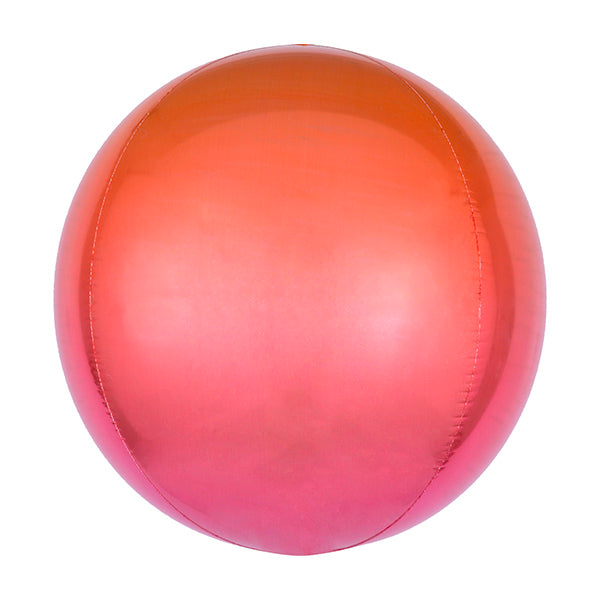 Balão Orbz de gradiente laranja