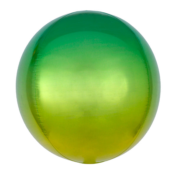 Balão Orbz de gradiente verde