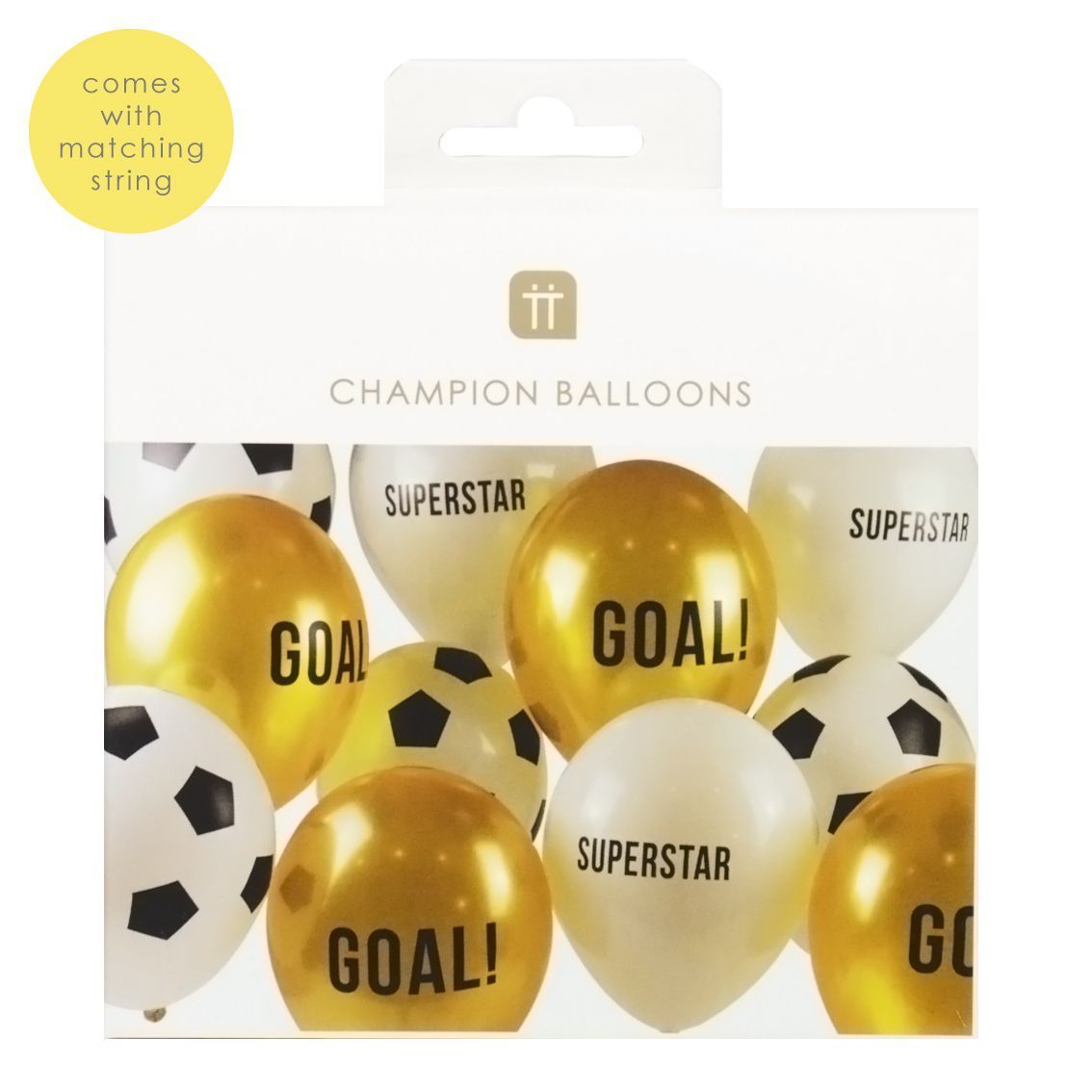 Football balloon kit / 12 units.