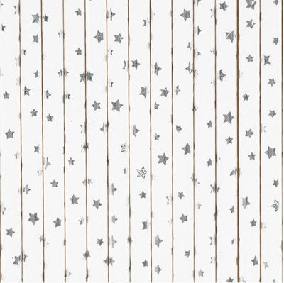 Pajitas de papel estrellas plata foil - La Fiesta de Olivia - 1