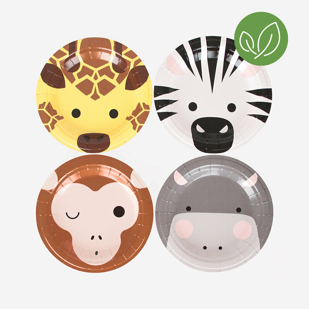 Placas de safari Eco mix / 8 pcs.