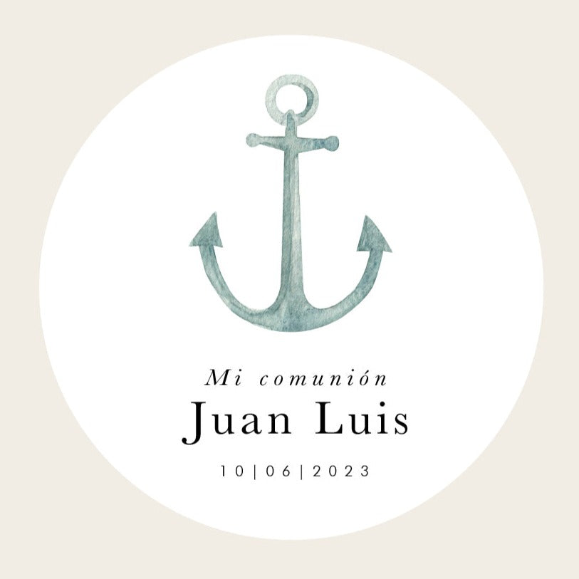 Personalized Anchor Sticker
