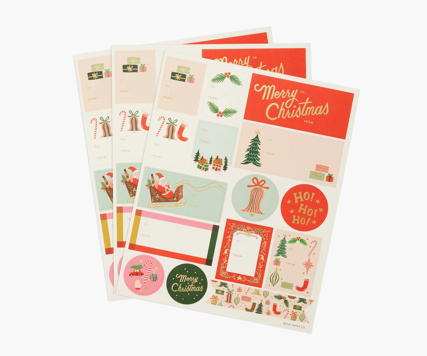 Gift stickers Merry Christmas R. Paper &amp; Co. / 45 pcs.