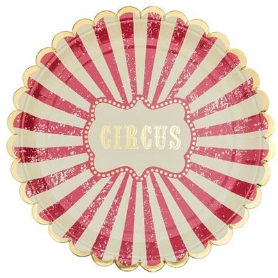 Vintage Circus Plate / 8 pcs.