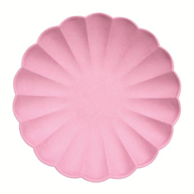 Large eco premium pastel mix plates / 8 pcs.