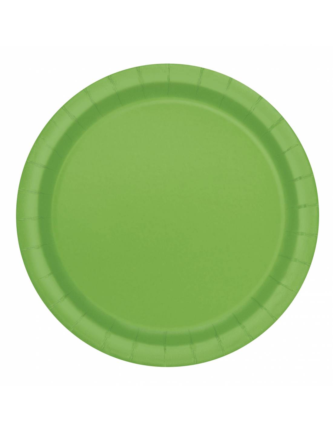 Eco lime green basic plate