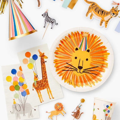 Party Animals Plate R. Paper &amp; Co. / 10 pcs.