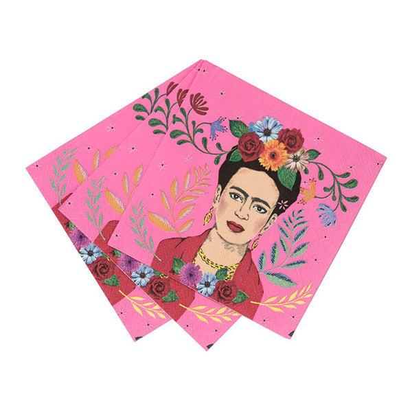 Boho Frida Kahlo napkin / 20 pcs.