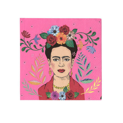 Servilleta Boho Frida Kahlo / 20 uds.