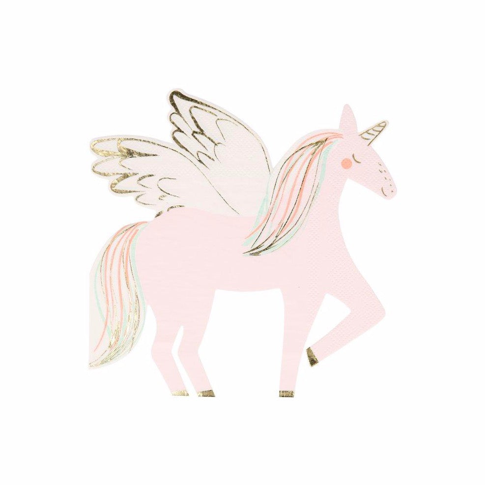 Winged Unicorn napkins / 16 pcs.