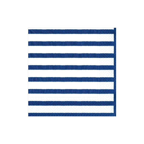 Sailor striped napkins / 20 units.