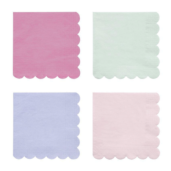 Eco pastel mix napkin / 20 pcs.