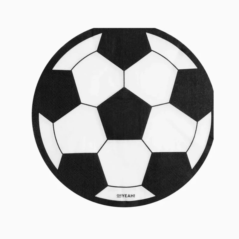 Basic Soccer ball napkins / 20 pcs.