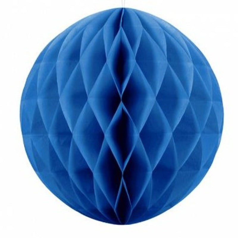 Blue honeycomb ball