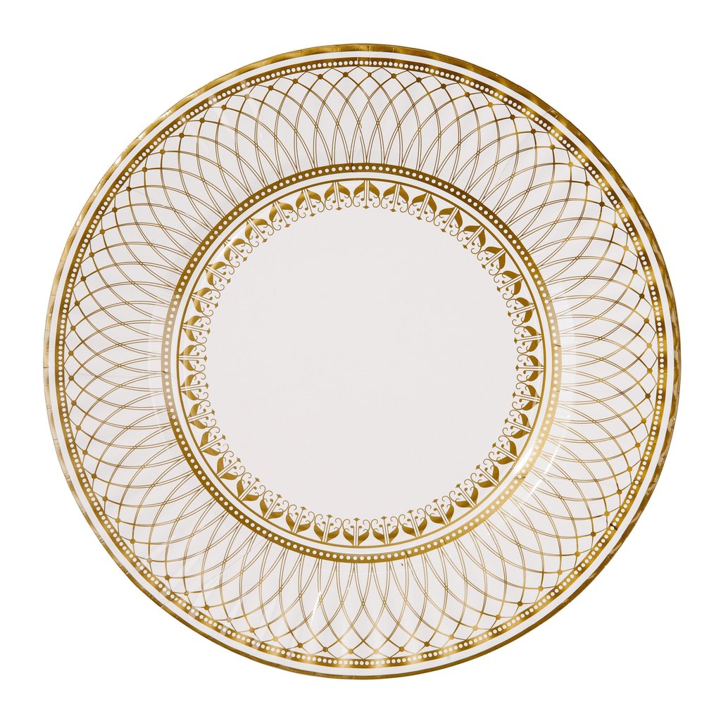 Large porcelain plates / 8 pcs.