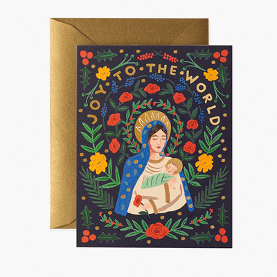Madonna and Child Christmas Card R. Paper &amp; Co