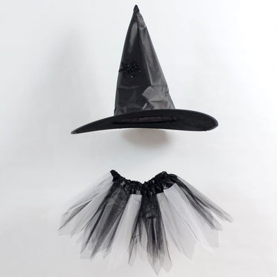 Tutu negro y blanco bruja Halloween - La Fiesta de Olivia - 1