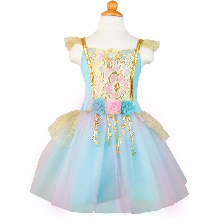 Disfraz De Sirenita Para Niña – Vestido, Cola, Corona, Varita Mágica Y Peluca, Perfecto Para Halloween Y Fiestas